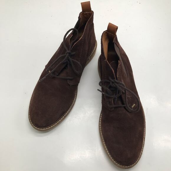 Pajar Men' Brown Jameson Suede Leather Chukka Boot Size 7.5 - Picture 1 of 8